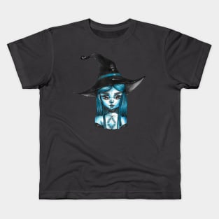 Blue witch Kids T-Shirt